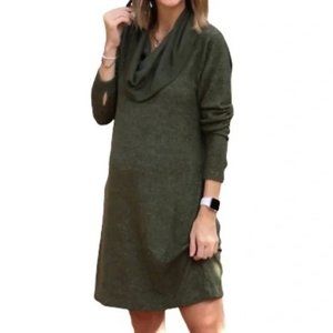cabi style 4016 solace olive green dress size medium